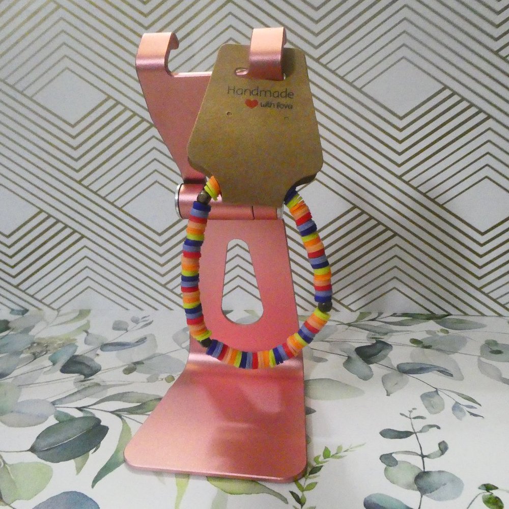 Handmade clay elastic bracelet